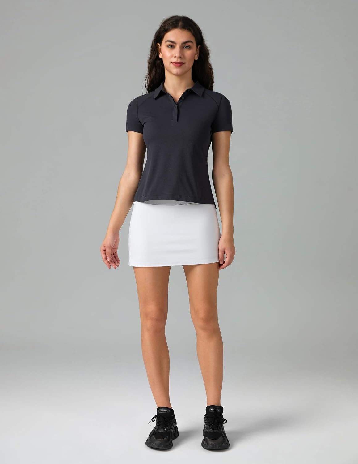 image:imageColorfulkoala Womens Golf Shirts Short Sleeves Tennis Polo with Collar Athletic Shirt Quick DryBlue Ink