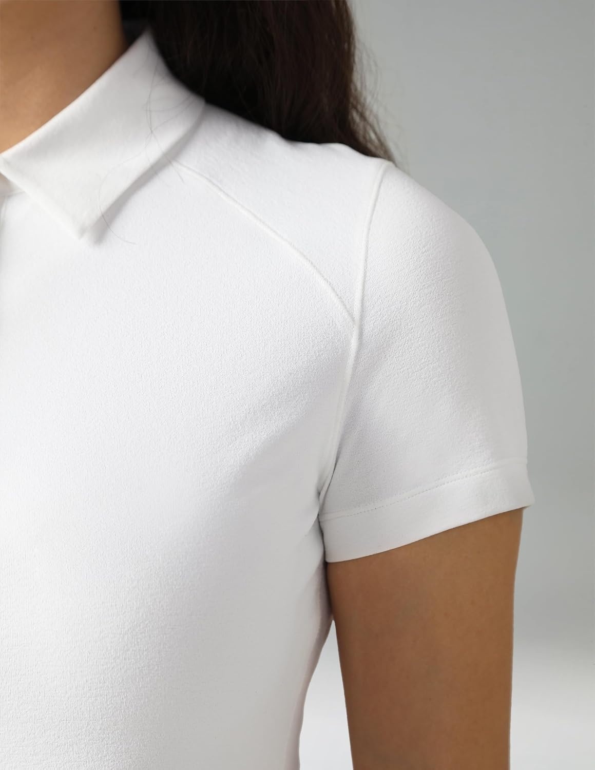 image:imageColorfulkoala Womens Golf Shirts Short Sleeves Tennis Polo with Collar Athletic Shirt Quick DryWhite