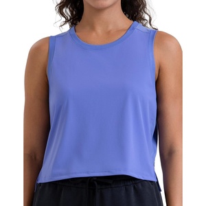 image:imageColorfulkoala Womens Breezy Mesh Back Muscle Tank Loose Fit Workout TopsLavender Blue