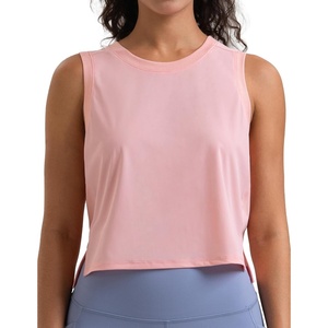 image:imageColorfulkoala Womens Breezy Mesh Back Muscle Tank Loose Fit Workout TopsMauve Pink